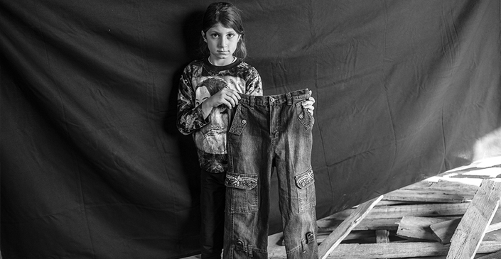 niños refugiados leila